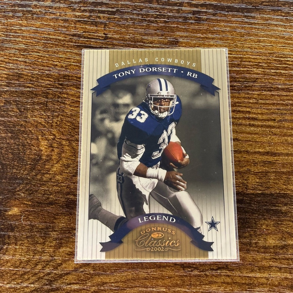 2002 Donruss Classics - Legend Tony Dorsett #122 /1000